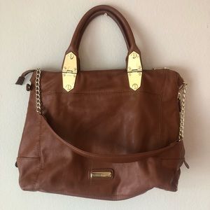 Steve madden leather tote bag